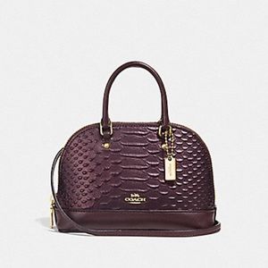 Coach python micro mini Sierra oxblood bag💕💕💕